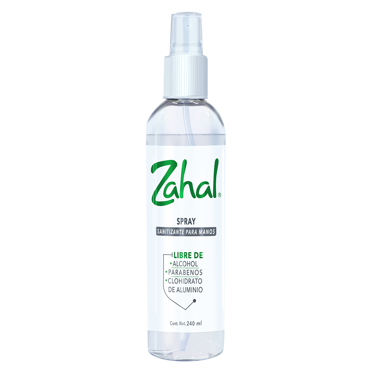 ZAHAL DESODORANTE 240ml.